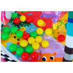 Vzdelávací bazén s loptičkami - hroch, farebný